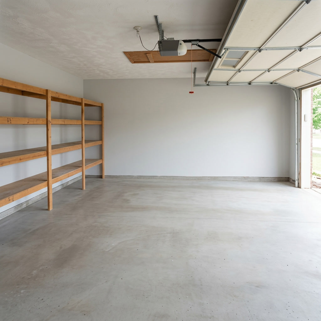 After estate cleanout - clean cleared space by SOS Junk Solutions Tulsa